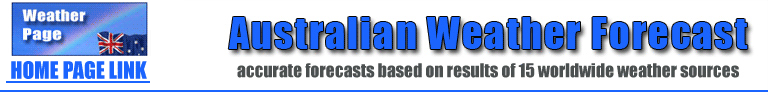 Australian Weather long range forecast up to month, 7,10, 14 days
